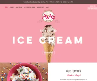 Avasicecream.com(New Jersey Homemade Ice Cream) Screenshot