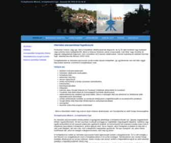 Avasweb.eu(Honlapkészítés) Screenshot
