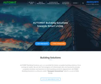 Avasyam.com(AUTOMAT Building Solutions) Screenshot