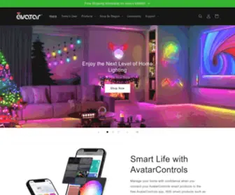 Avatarcontrols.com(Avatar Controls AvaCube Smart Home Hub with Alexa Built) Screenshot