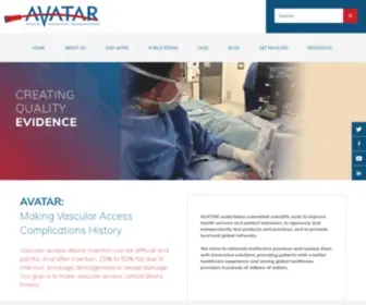 Avatargroup.org.au(Education and Evidence) Screenshot