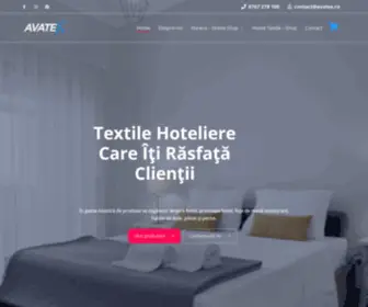 Avatex.ro(Producator Lenjerii HOTEL) Screenshot