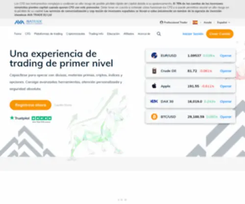 Avatrade.es(Opera en la mejor Plataforma de Trading Online) Screenshot