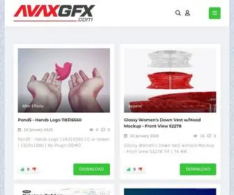 Avaxgfx.com(All Downloads that You Need in One Place) Screenshot