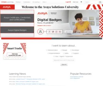 Avaya-Learning.com(Avaya Learning) Screenshot