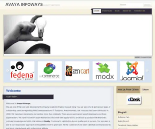 Avayainfoways.com(Avayainfoways) Screenshot