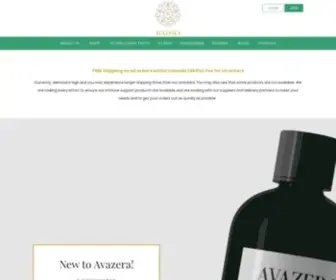 Avazera.com(Avazera Holiday Organic Superfood Sale) Screenshot
