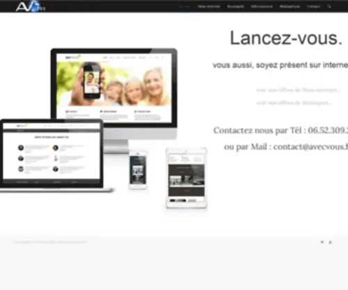 AvecVous06.com(Création) Screenshot