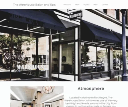 Avedawarehouse.com(The Warehouse Salon) Screenshot