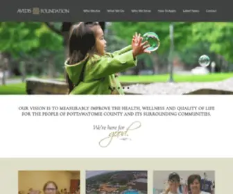 Avedisfoundation.org(Our vision) Screenshot