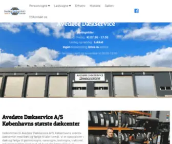 Avedoredaekservice.dk(Avedøre Dækservice A/S) Screenshot