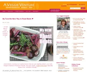 Aveggieventure.com(A Veggie Venture) Screenshot