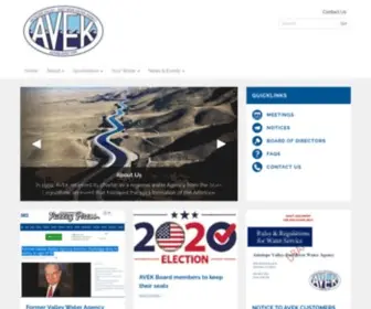 Avek.org(Antelope Valley) Screenshot