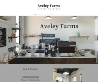 Aveleyfarmscoffee.com(Aveley Farms Coffee Roasters) Screenshot