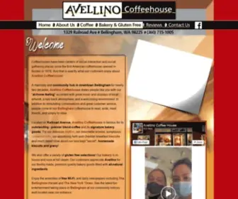 Avellinocoffeehouse.com(Coffeehouse & Gluten Free Bakery in Bellingham) Screenshot