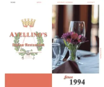 Avellinos.com(Italian Restaurant) Screenshot