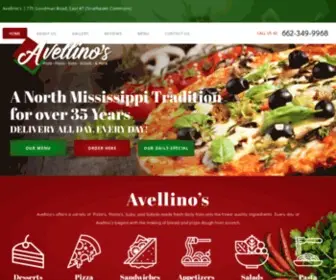 Avellinos.net(Food Deli Southhaven MS) Screenshot