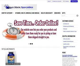 Avemariahealth.com(Ave Maria Health) Screenshot
