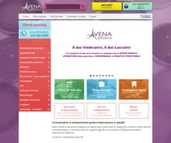 Avena.ro(Consumabile si echipamente pentru laboratore medicale) Screenshot