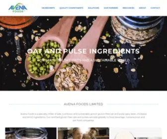 Avenafoods.com(Avena Foods) Screenshot