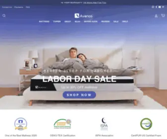 Avencomattress.com(Avenco® Sleep Mattress) Screenshot