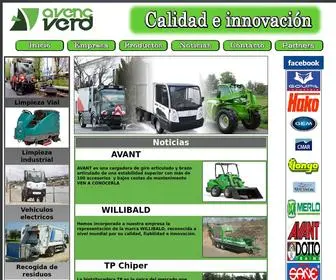 AvencVerd.com(Avencverd Maquinaria industrial de limpieza de Palma de Mallorca Islas Baleares) Screenshot