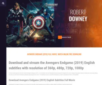 Avengersendgamefullmovie.com(Avengers EndgameFull Movie) Screenshot