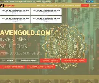 Avengold.com(Aven Gold Investment) Screenshot