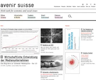 Avenir-Suisse.ch(Avenir Suisse) Screenshot