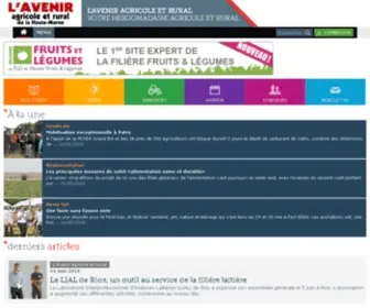 Avenir52.com(L'Avenir Agricole et Rural) Screenshot