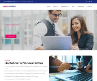 Aveniradvisor.com(Avenir Business Advisor (OPC) Private Limited) Screenshot