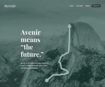 Avenirgrowth.com(A future) Screenshot