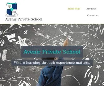 Avenirprivate.co.za(Avenirprivate) Screenshot