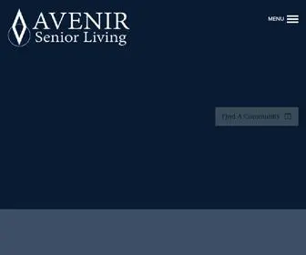 Avenirseniorliving.com(Avenir Senior Living) Screenshot