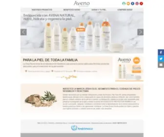 Aveno.com.ar(Cuidado para tu piel con Avena Natural) Screenshot