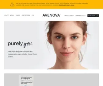 Avenova.com(We pioneered the use of hypochlorous acid (HOCl)) Screenshot