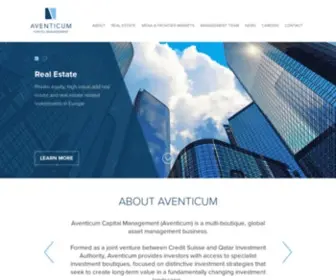 Aventicum.com(Aventicum Capital Management) Screenshot