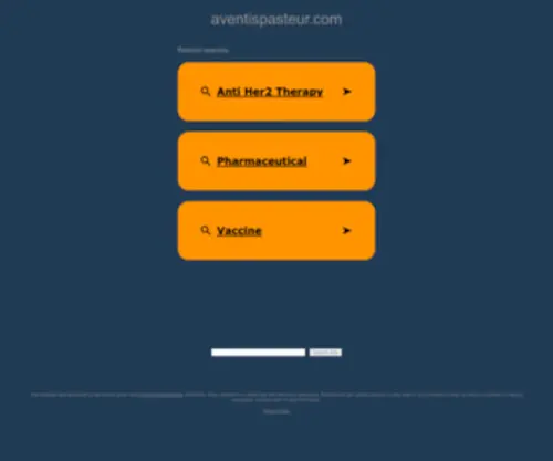 Aventispasteur.com(Aventispasteur) Screenshot