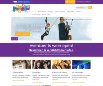 Aventoer.nl(Aventoer Burgum het spectaculairste indoorpark en outdoorpark) Screenshot