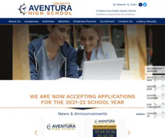 Aventuracharterhs.org(Don Soffer Aventura High School) Screenshot