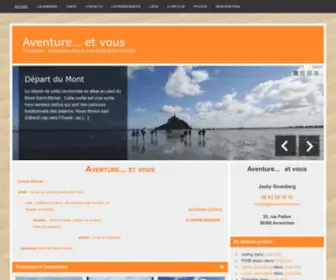 Aventure-ET-Vous.fr(Traversées et randonnées dans la baie du Mont) Screenshot