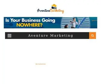 Aventure-Marketing.com(Business Blog) Screenshot
