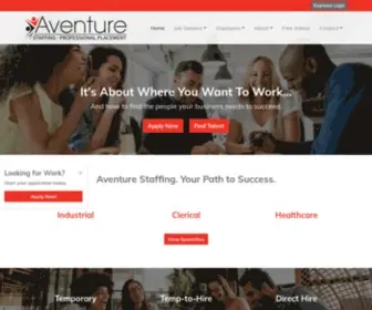 Aventure.com(Now Hiring for Top Office & Industrial Jobs and Employment in Siouxland) Screenshot