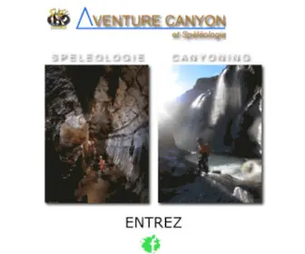 Aventurecanyon.com(Je vous emmene decouvrir des activites inedites) Screenshot