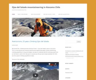 Aventurismo.cl(Ojos del Salado mountaineering in Atacama Chile) Screenshot