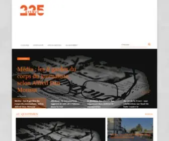 Avenue225.com(Avenue 225 ! Le premier site ivoirien d'information de proximité) Screenshot