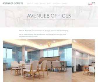 Avenue8Offices.com(Avenue8 Offices) Screenshot