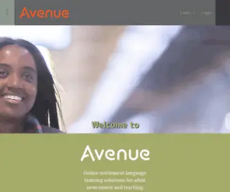 Avenue.ca(A project of new language solutions) Screenshot