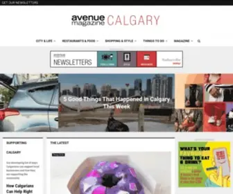 Avenuecalgary.com(Avenue Calgary) Screenshot