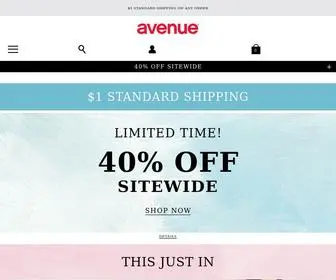 Avenue.com(Plus Size Affordable Fashion at) Screenshot